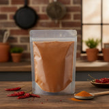 Taco Spice Seasoning Blend | The herb/berry/powder/fruit/root/bark that is in the black bowl, i would like it to shown in a plastic stand up resalable pouch that is clear.