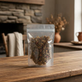 Tropical Sundew Herb Pieces (Drosera Burmannii) | The herb/berry/powder/fruit/root/bark that is in the black bowl, i would like it to shown in a plastic stand up resalable pouch that is clear.