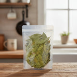 Uva Ursi Leaf Whole (Arctostaphylos Uva Ursi) | The herb/berry/powder/fruit/root/bark that is in the black bowl, i would like it to shown in a plastic stand up resalable pouch that is clear.