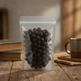 Velvetleaf Seed Whole (Abutilon Theophrasti) | The herb/berry/powder/fruit/root/bark/seeds that is in the black bowl, i would like it to shown in a plastic stand up resalable pouch that is clear.