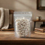 White Blanco Copal Resin Pieces (Bursera Bipinnata) | The herb/berry/powder/fruit/root/bark that is in the black bowl, i would like it to shown in a plastic stand up resalable pouch that is clear.