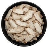 White Peony Root Pieces (Paeonia Lactiflora) (Background Removed)