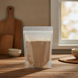 White Willow Bark Powder (Salix Alba) | The herb/berry/powder/fruit/root/bark that is in the black bowl, i would like it to shown in a plastic stand up resalable pouch that is clear.