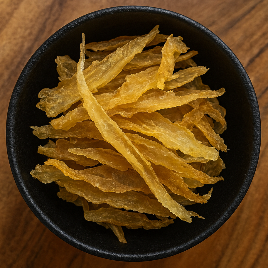 Wild Alaskan Fish Maw Pieces (Gadus Macrocephalus)