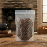 Wild Siberian Ginseng Root Bark Pieces (Eleutherococcus Giraldii) | The herb/berry/powder/fruit/root/bark that is in the black bowl, i would like it to shown in a plastic stand up resalable pouch that is clear.