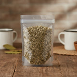 Wood Betony Herb Cut (Stachys Officinales) | The herb/berry/powder/fruit/root/bark that is in the black bowl, i would like it to shown in a plastic stand up resalable pouch that is clear.