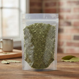 Woodruff Herb Cut (Asperula Ordorata) | The herb/berry/powder/fruit/root/bark that is in the black bowl, i would like it to shown in a plastic stand up resalable pouch that is clear.
