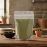 Wormwood Herb Powder (Artemisia Absinthium) | The herb/berry/powder/fruit/root/bark that is in the black bowl, i would like it to shown in a plastic stand up resalable pouch that is clear.