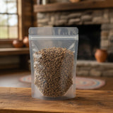 Yellow Dock Root Cut (Rumex Crispus) | The herb/berry/powder/fruit/root/bark that is in the black bowl, i would like it to shown in a plastic stand up resalable pouch that is clear.