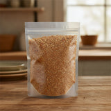 Zesty Spice Seasoning Blend (Salt Free) | The herb/berry/powder/fruit/root/bark that is in the black bowl, i would like it to shown in a plastic stand up resalable pouch that is clear.