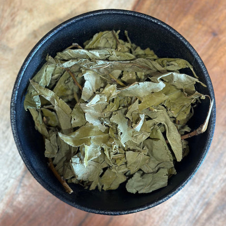 Peach Leaf Whole (Prunus persica)